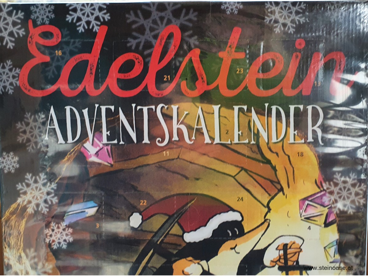 Edelstein - ADVENTSKALENDER inkl. Schl&uuml;sselanh&auml;nger