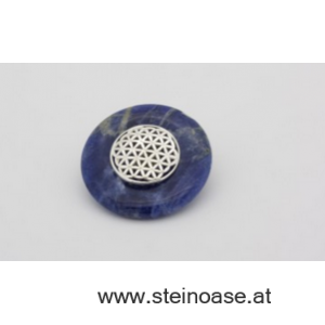 Donut Halter 40mm, Blume des Lebens, 925 Silber Donut Halter 40mm, Blume des Lebens, 925 Silber